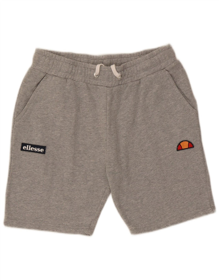 Ellesse Mens Sport Shorts Small Gris Algodón