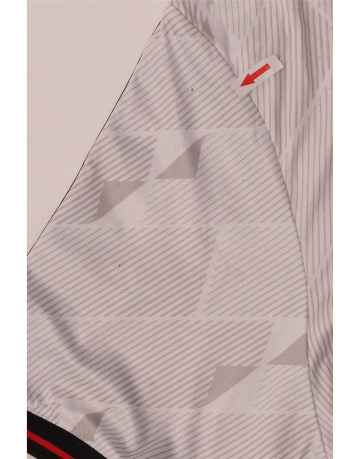 Camiseta Umbro Hombre Top Medium Blanco Geométrico Poliéster