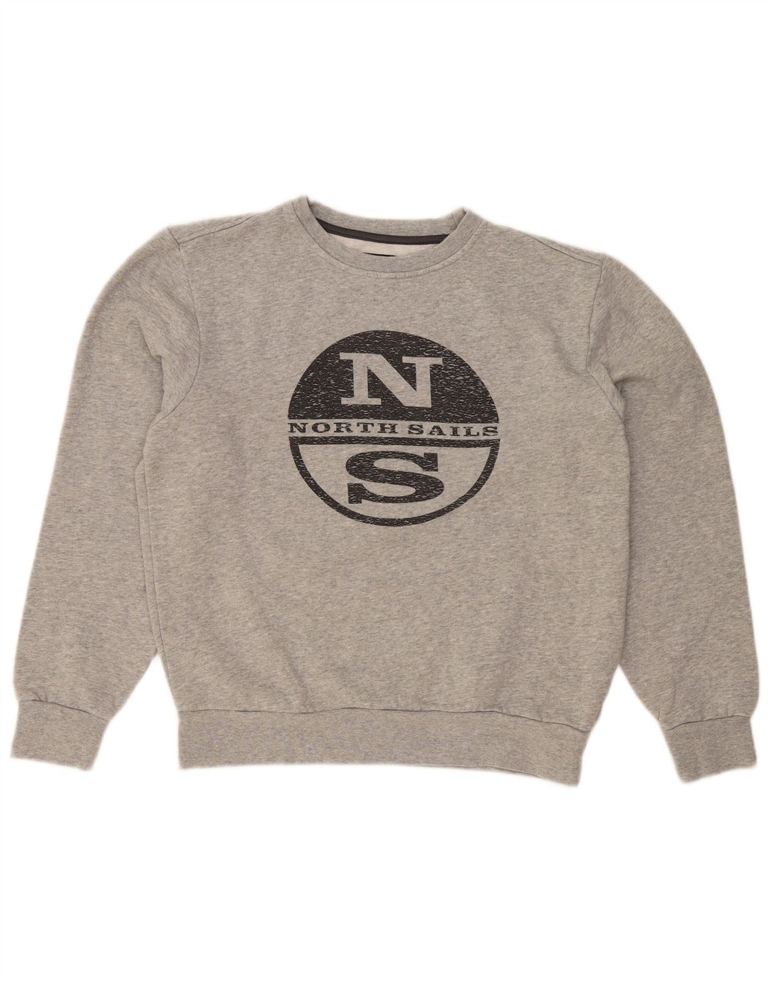NORTH SAILS Sudadera gráfica para mujer Jersey UK 40 Gris medio moteado