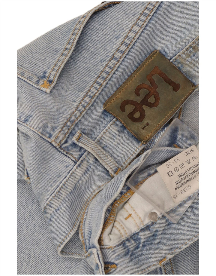 Vaqueros Lee Mujer Rectos W34 L26 Algodón Azul
