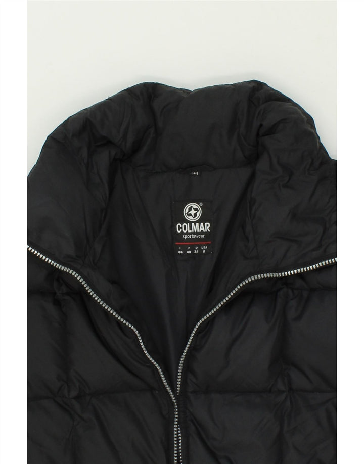 COLMAR Womens Padded Jacket IT 44 Medium Black Nylon Vintage Colmar and Second-Hand Colmar from Messina Hembry 
