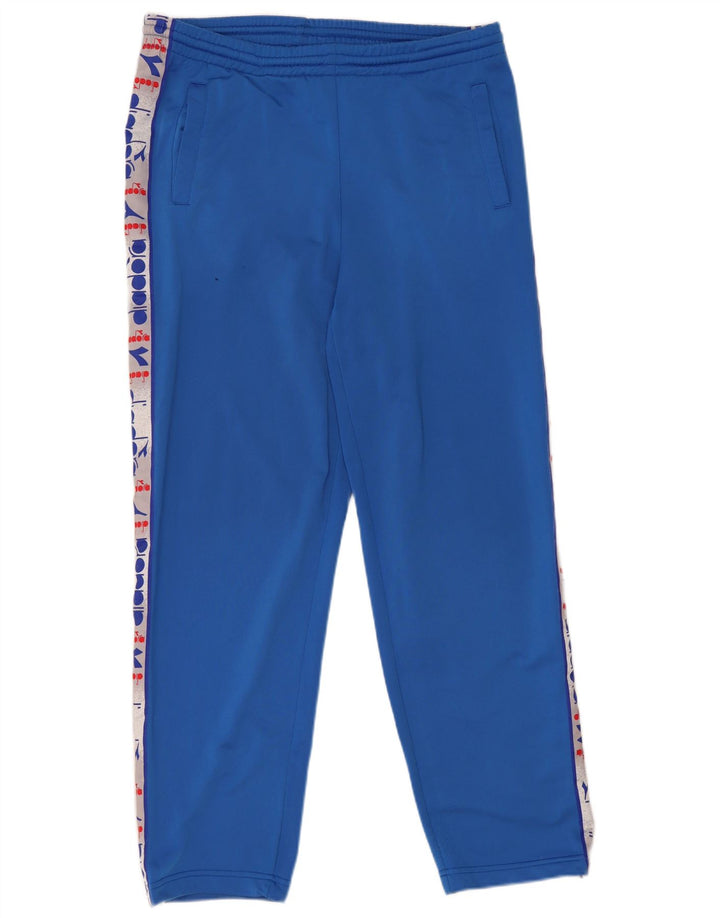 Diadora Pantalón De Chándal Con Gráfico Grande Azul Poliéster Hombre