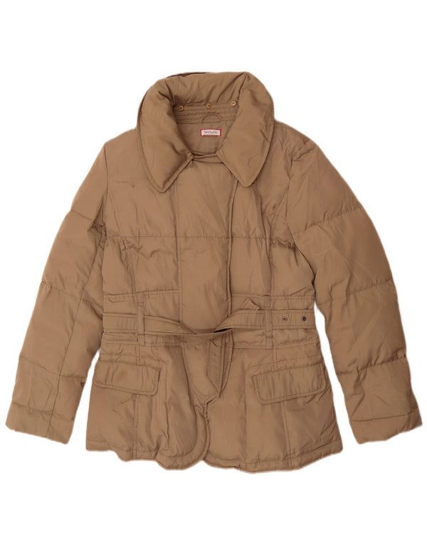 Max & Co. Womens Padded Jacket UK 12 Medium Beige Polyester Classic