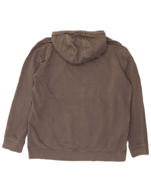 Jersey con capucha para hombre Mountain Warehouse Jersey grande de algodón gris
