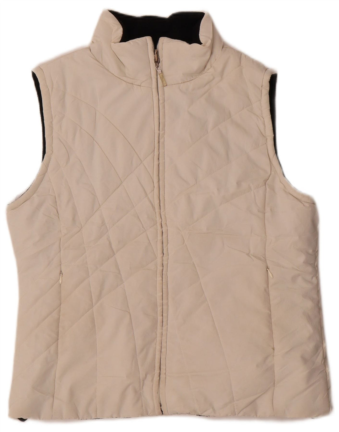 Izod Chaleco acolchado reversible para mujer UK 42 Medium White