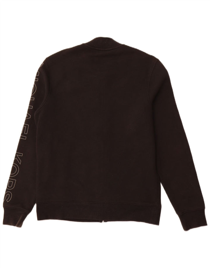 MICHAEL KORS Chaqueta superior de chándal con gráfico para hombre Algodón negro mediano