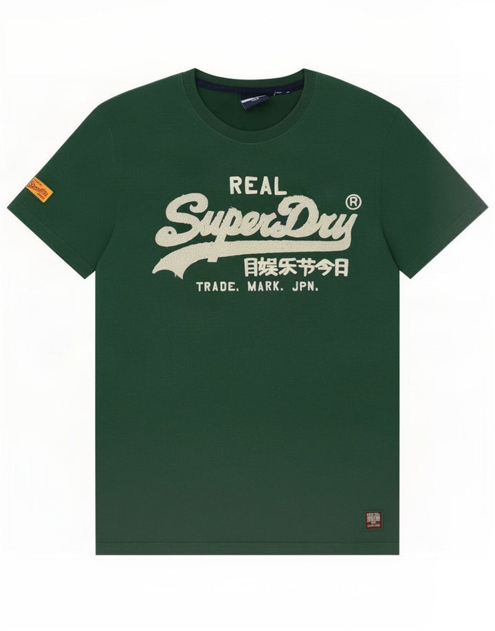 Superdry Camiseta Gráfica De Algodón Verde Medio Para Hombre