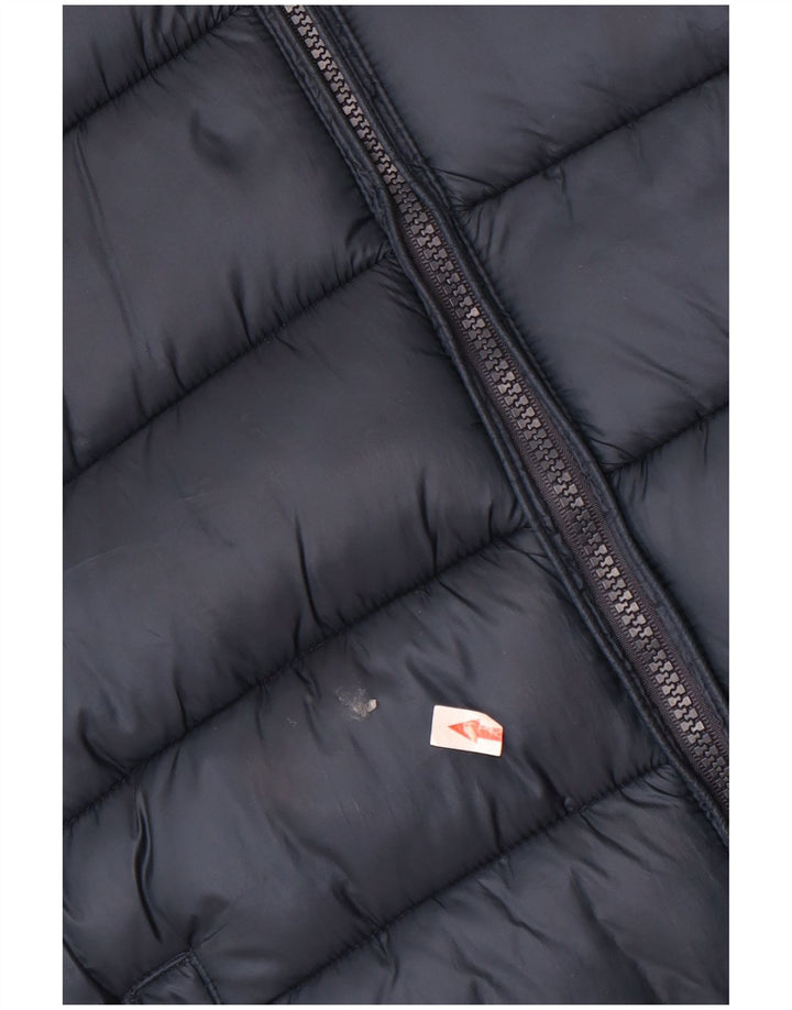 Champion Chaqueta acolchada con capucha para niñas 11-12 años Grande Azul marino Poliéster