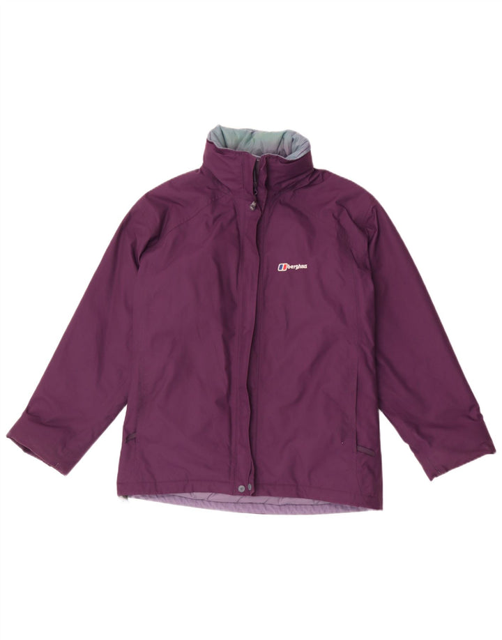 Berghaus Chaqueta Cortavientos Extragrande con Capucha para Mujer UK 40 Small Púrpura