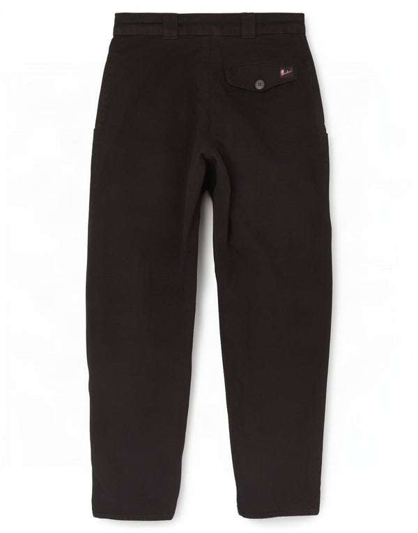 Pantalones cargo vintage de cintura alta para mujer W28 L30 Negro