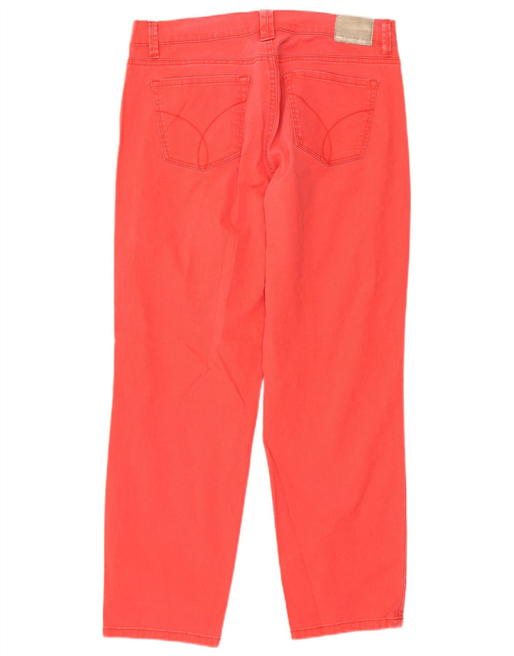 Calvin Klein Pantalones cortos ajustados para mujer US 10 Medium W30 L26 Rojo