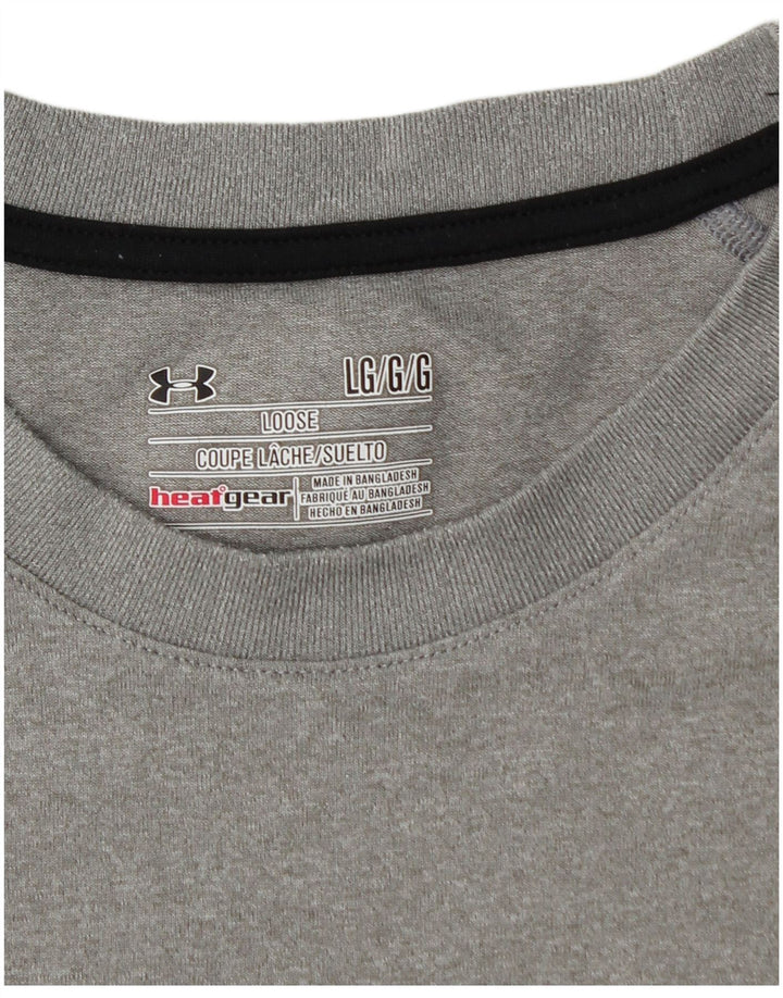 UNDER ARMOUR Camiseta para hombre Top Grande Gris