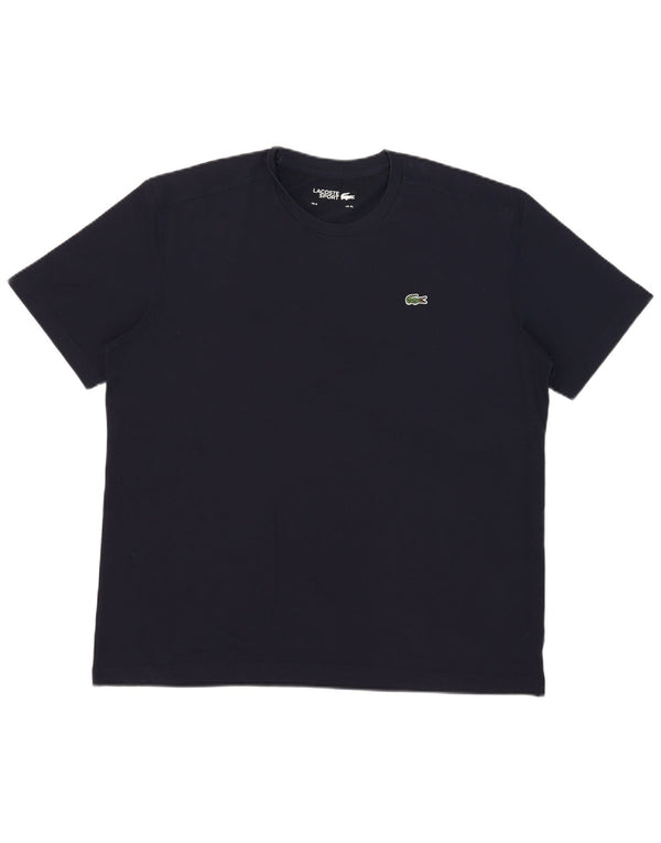 Camiseta Lacoste Hombre Top Talla 6 XL Azul Marino Algodón