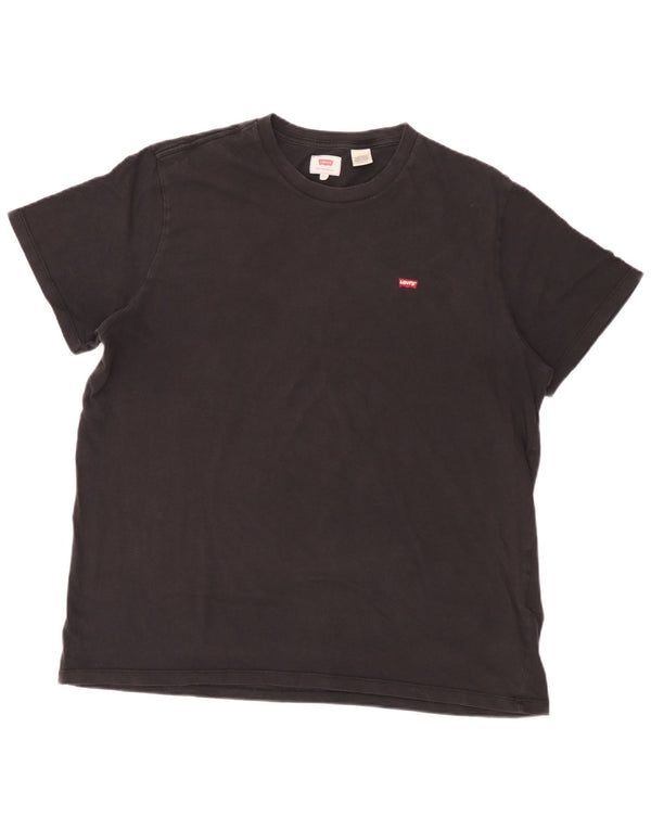 Levi's Camiseta para hombre Top 2XL Algodón negro