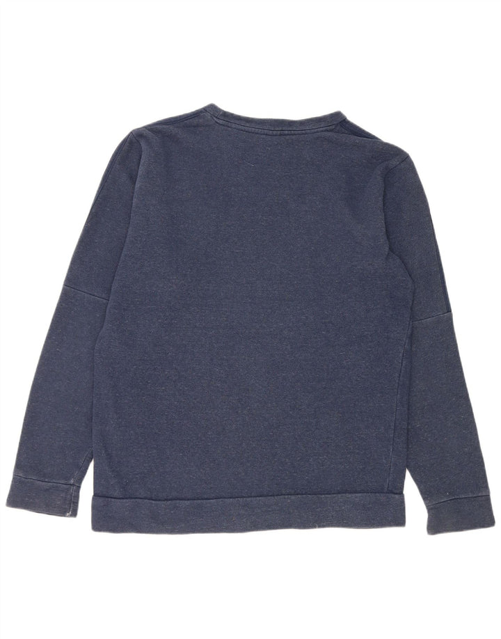 Adidas Hombre Sudadera Jumper Medium Azul Marino Algodón