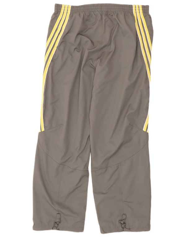 Adidas Mens Tracksuit Trousers 2XL  Grey Polyester