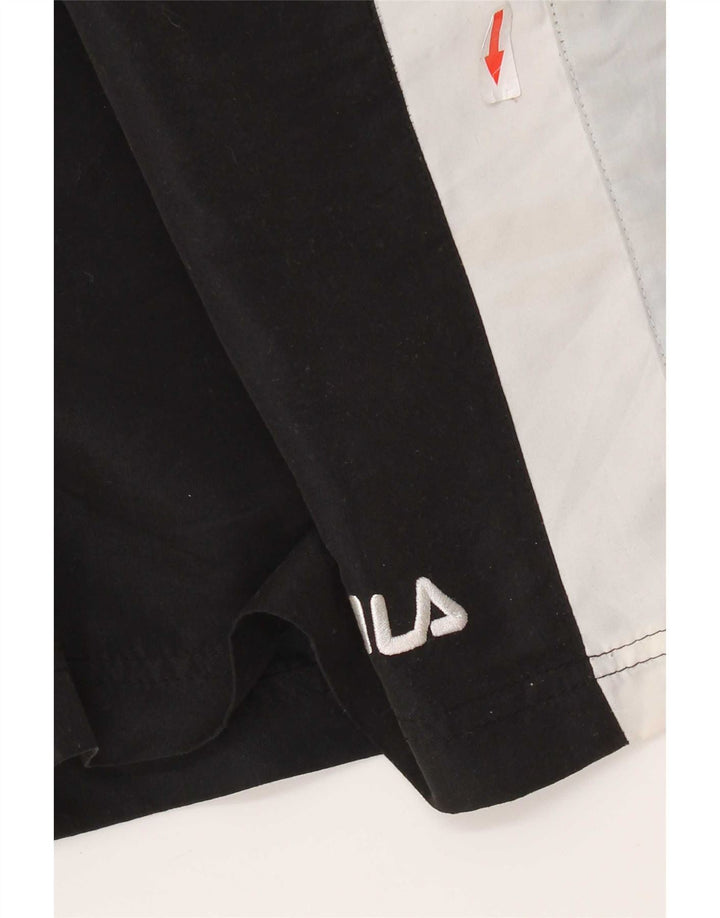 Fila Shorts deportivos para hombre XL Black Colourblock