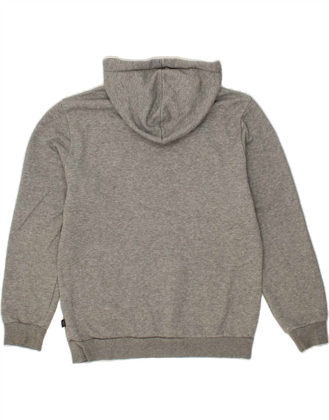 PUMA Mens Graphic Hoodie Jumper Small Grey Cotton Vintage Puma and Second-Hand Puma from Messina Hembry 