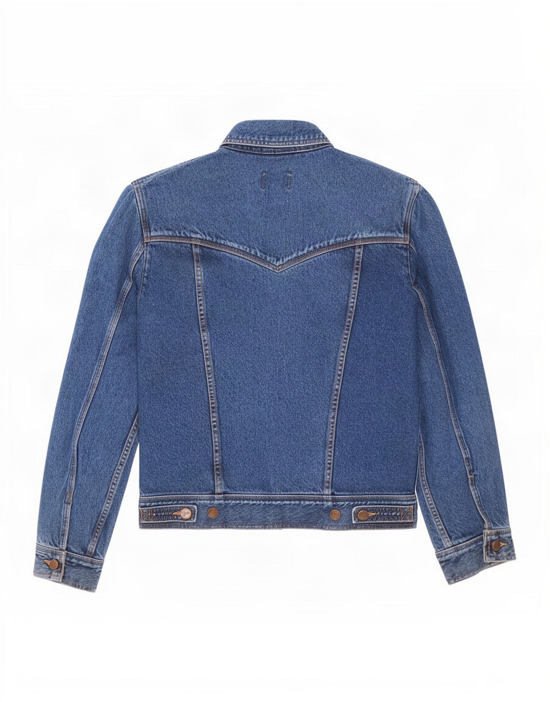 Wrangler Chaqueta vaquera de ajuste casual para hombre, talla 40, color azul