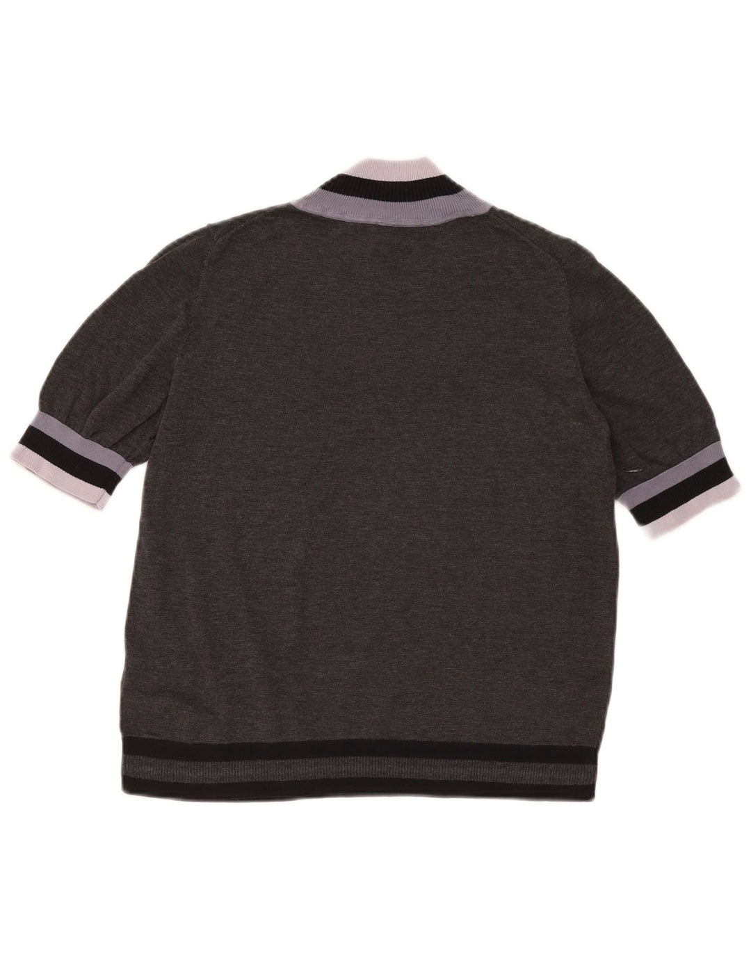 Cos Suéter tipo jersey con cuello alto para mujer, Reino Unido 44, color gris medio