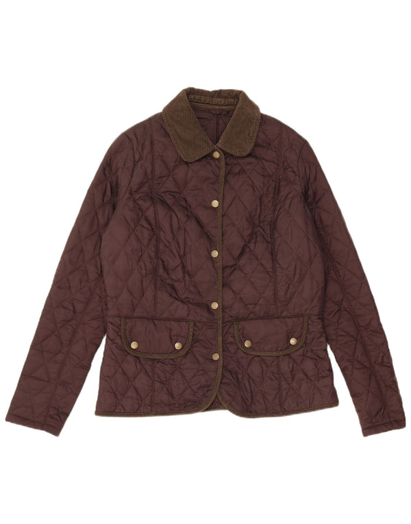 Barbour Chaqueta Acolchada Para Mujer UK 42 Poliamida Marrón Medio