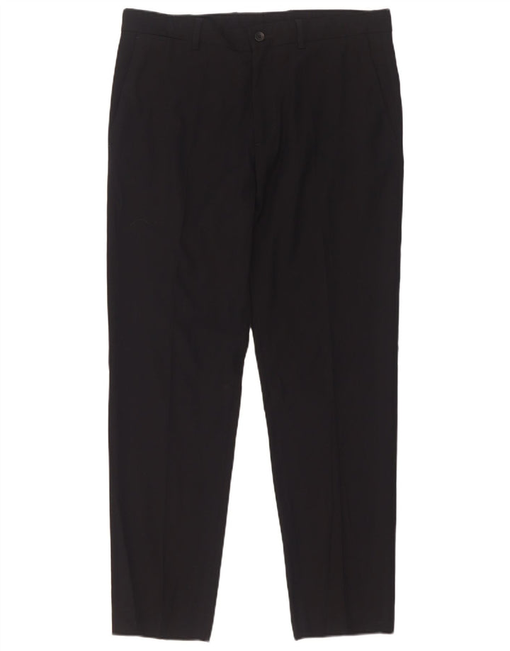 Zara Mens Slim Chino Pantalones EU 40 Medium W31 L29 Negro