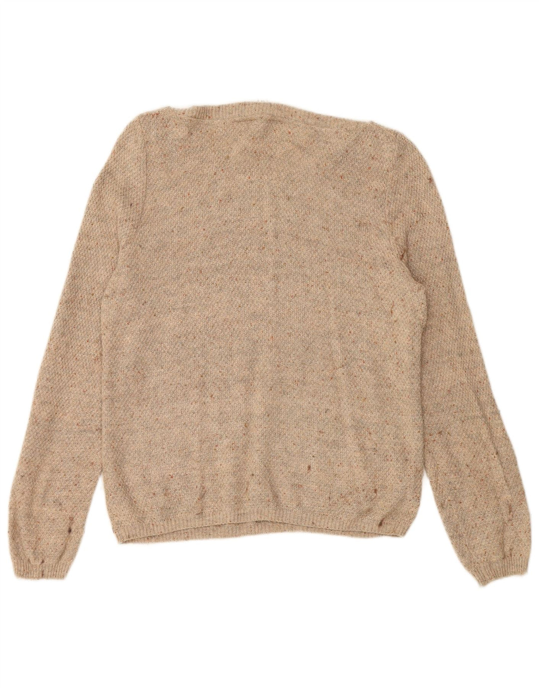 FAT FACE Suéter tipo jersey con cuello barco para mujer UK 44 Large Beige