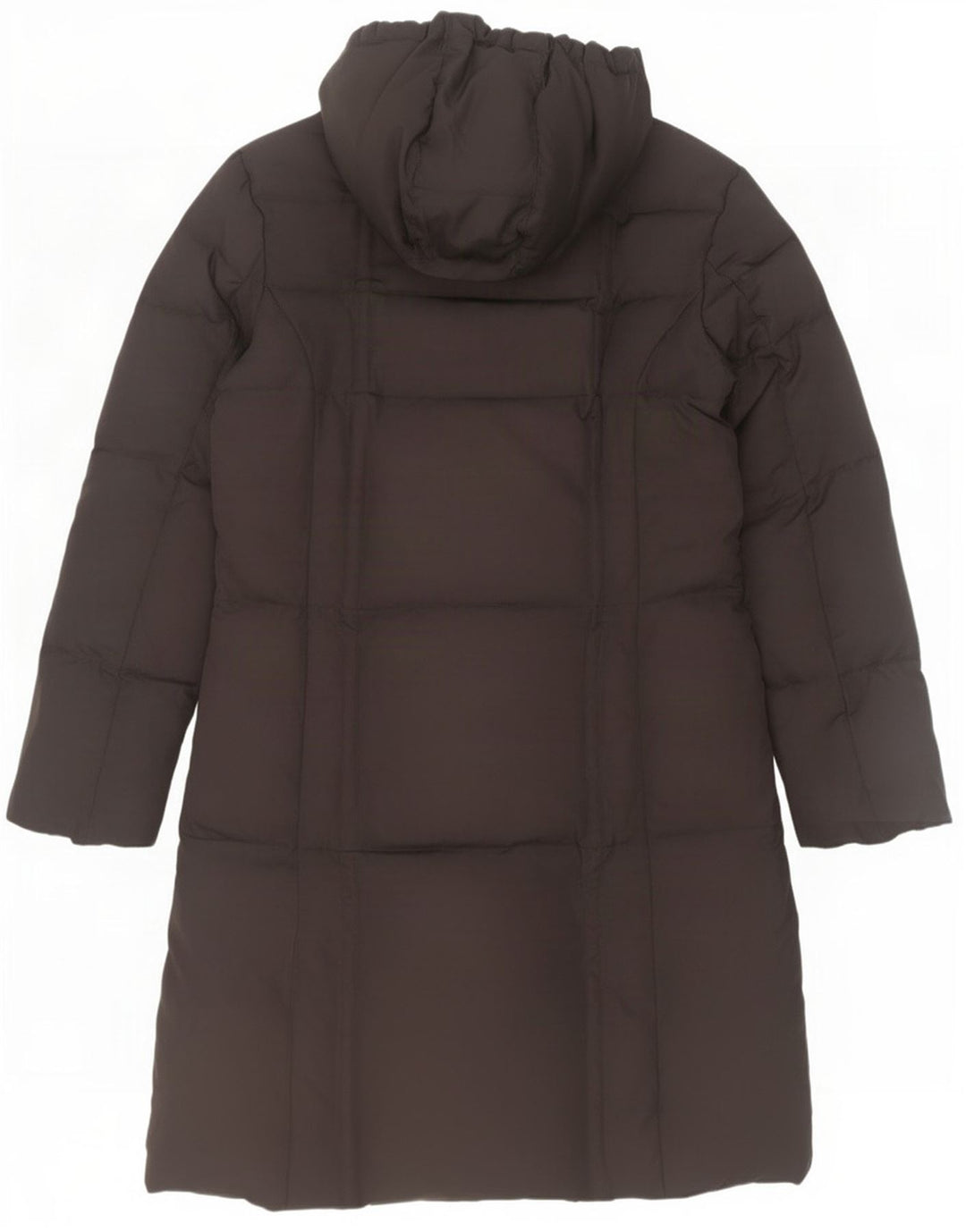 Fila Abrigo acolchado con capucha para mujer UK 40 Mediano Poliéster negro