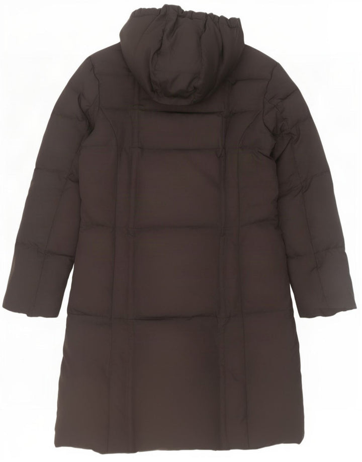 Fila Abrigo acolchado con capucha para mujer UK 40 Mediano Poliéster negro