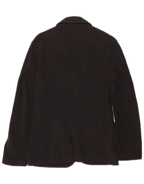 Guess Chaqueta Blazer Slim Fit con 2 Botones para Hombre UK 32 2XS Algodón Negro