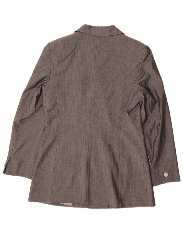 Laurel Chaqueta tipo blazer con doble botonadura para mujer EU 38 Lana virgen gris medio