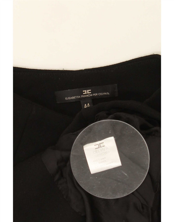 Chaqueta Bolero para mujer Elisabetta Franchi IT 44 Lana negra mediana