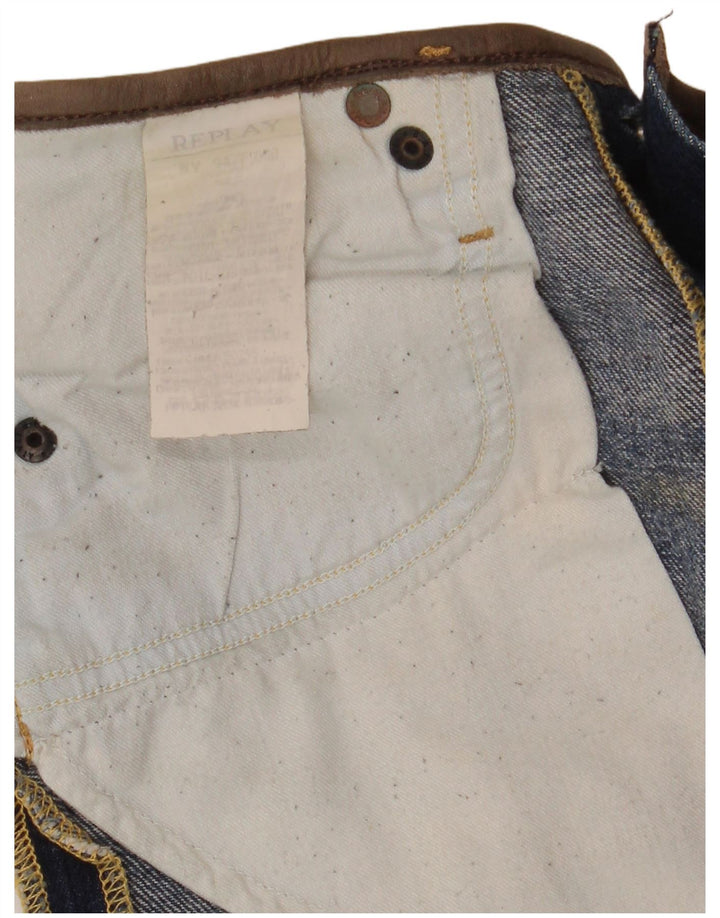 Falda Vaquera Replay Mujer W29 Azul Medio