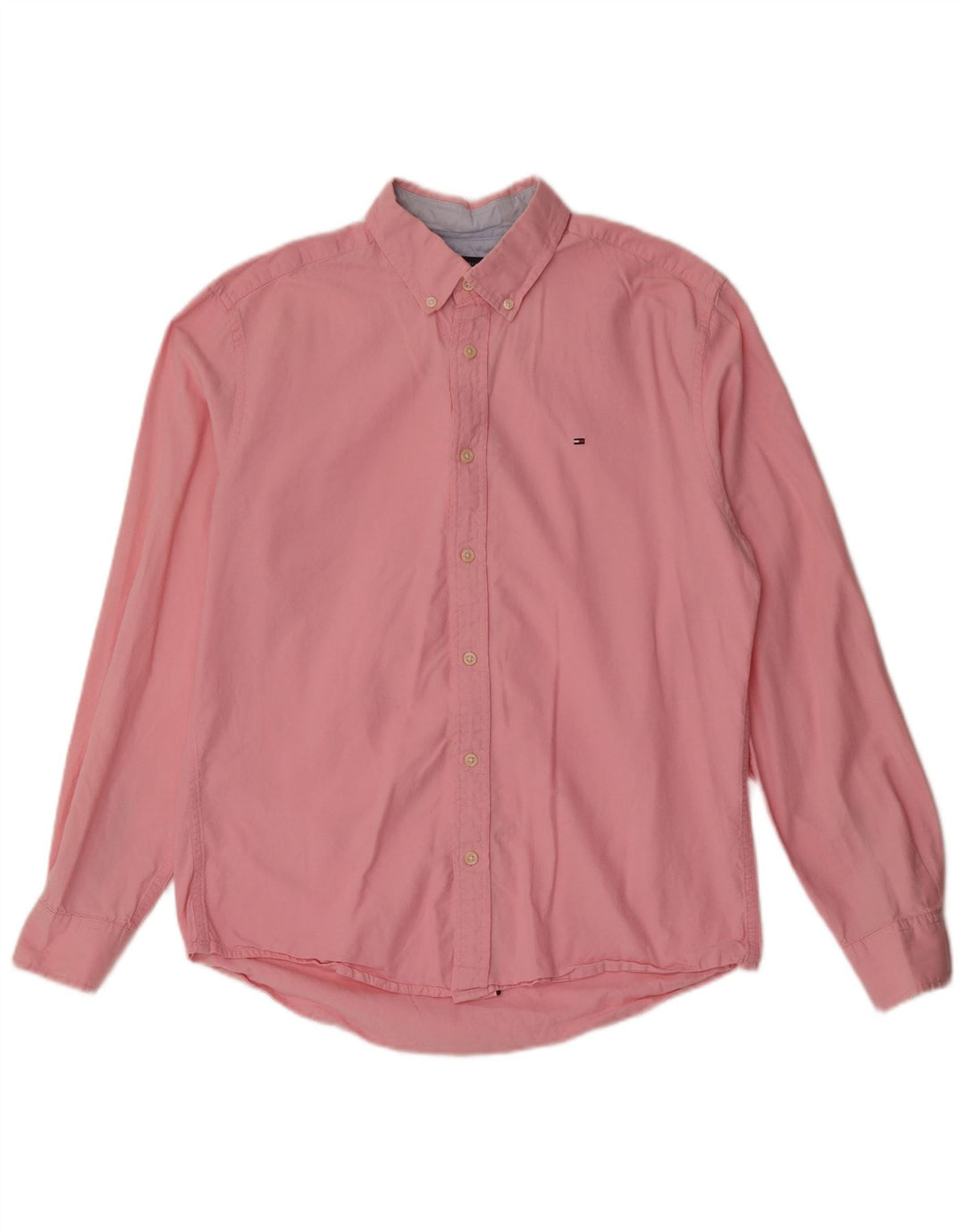 Camisa Tommy Hilfiger Hombre Rosa Mediano
