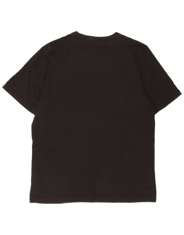 Puma - Camiseta gráfica para hombre, talla grande, algodón negro