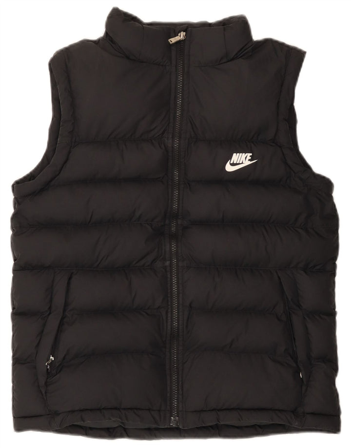 Nike Chaleco acolchado para niños 13-14 años XL Negro Poliéster