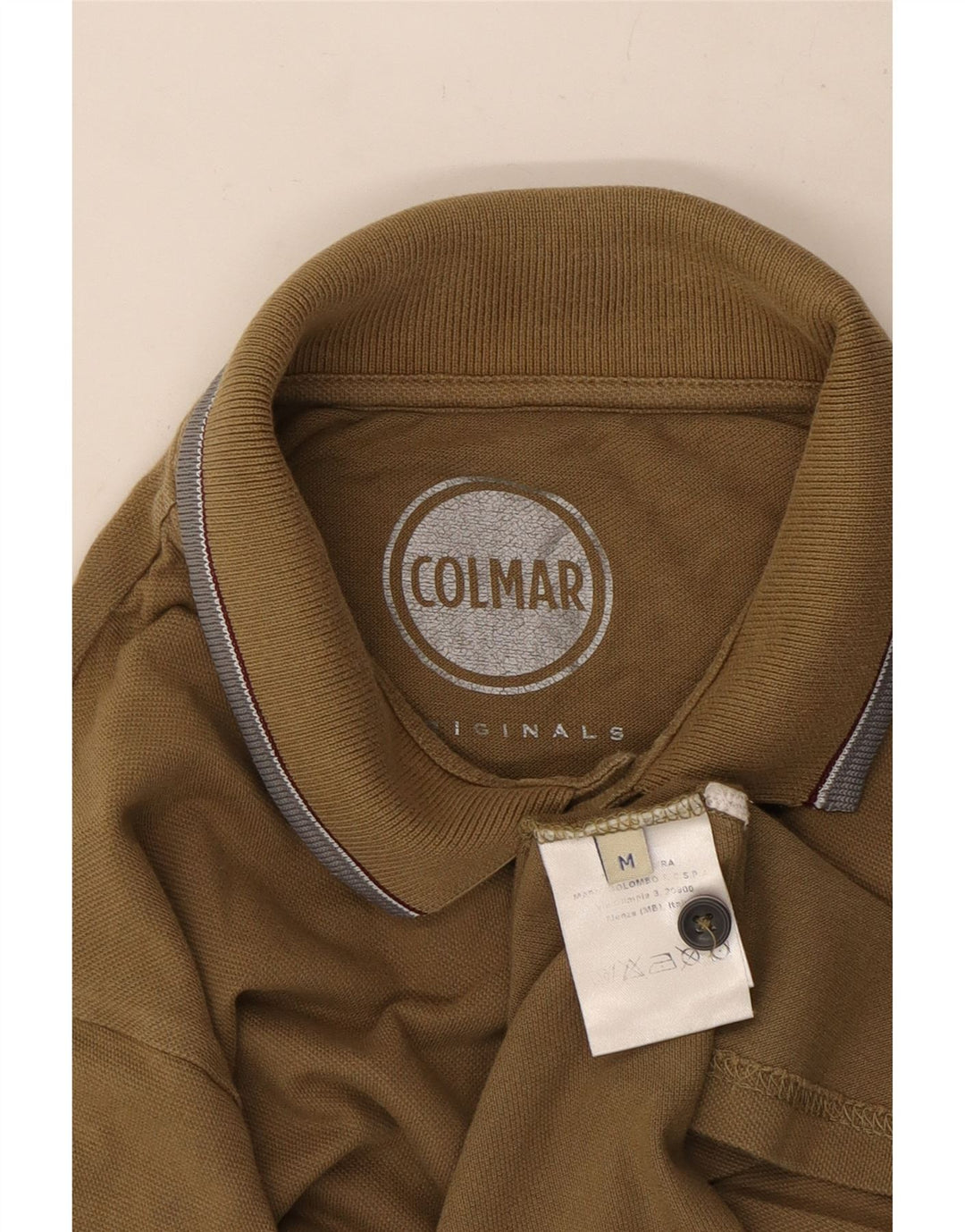 Colmar Polo Estampado De Algodón Caqui Medio | Hombre