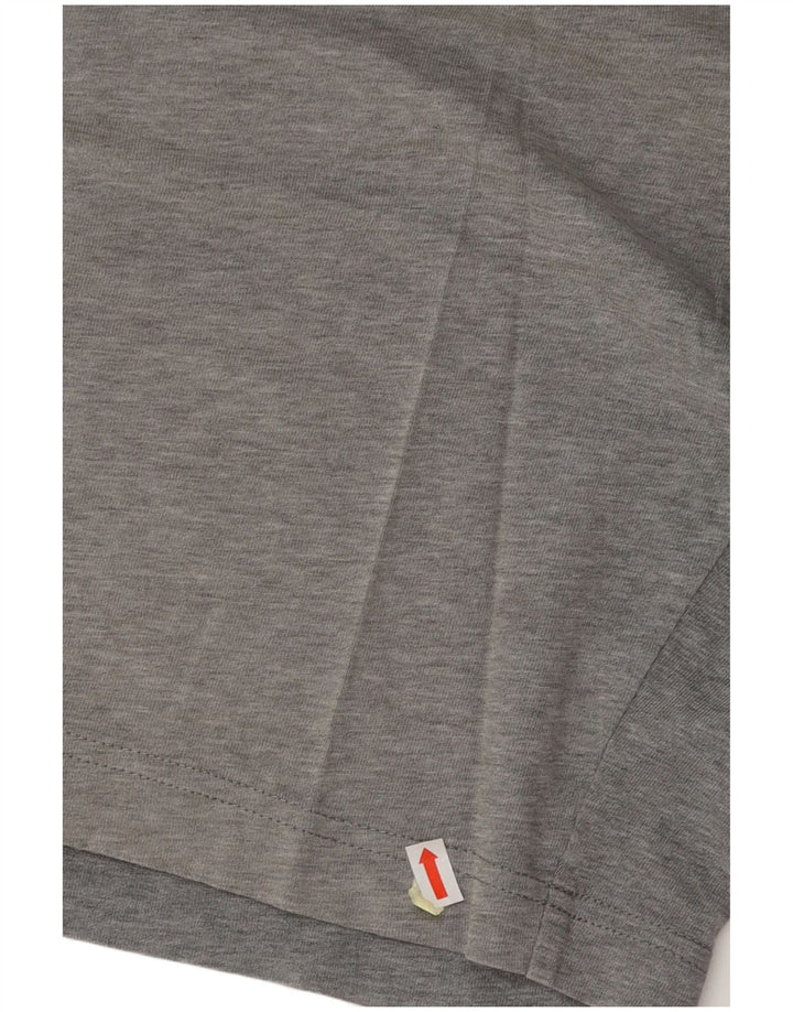 PUMA Pantalones cortos deportivos para hombre de algodón gris medio