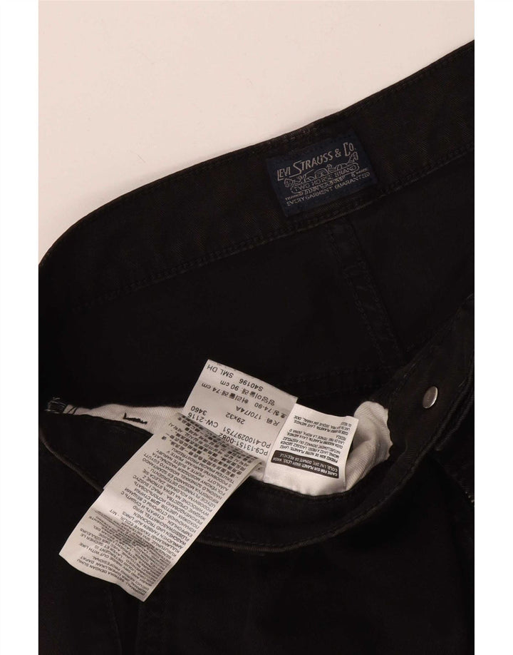 Levi's Vaqueros Slim Mujer W29 L32 Algodón Negro
