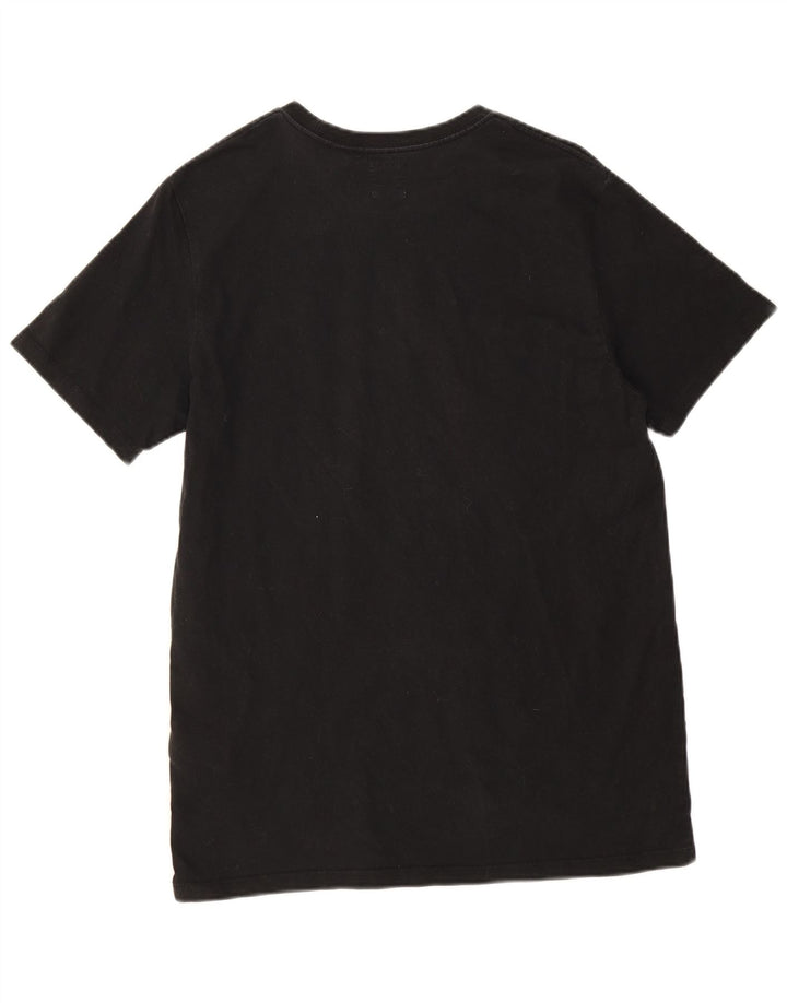 Levi's Camiseta estándar para hombre Top mediano de algodón negro