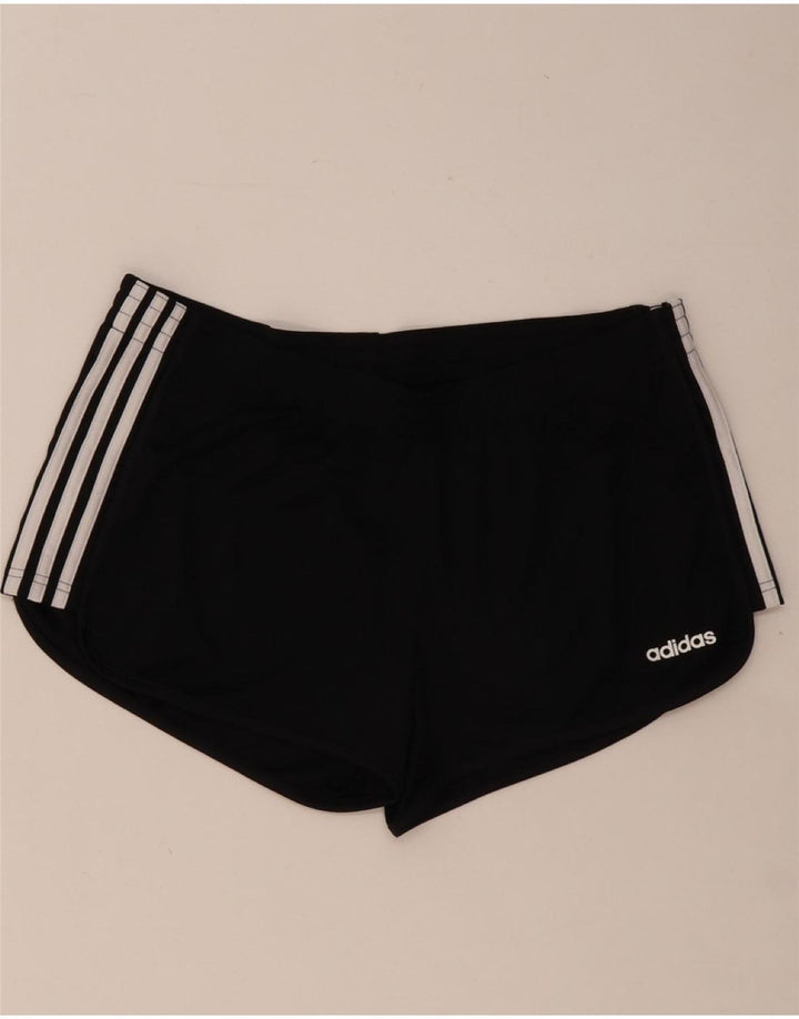 ADIDAS Pantalones cortos deportivos para mujer ES 16/18 Grande Negro Poliéster