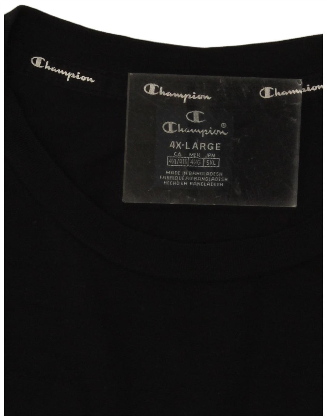 Champion Camiseta Hombre Top 4XL Azul Marino