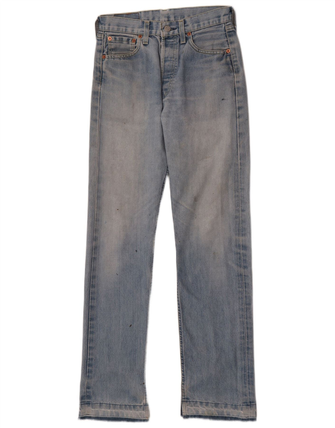 Vaqueros Levi's Mujer 501 Rectos W29 L31 Algodón Azul