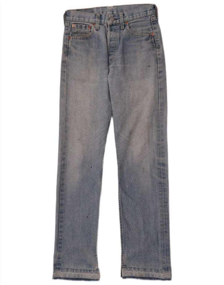 Vaqueros Levi's Mujer 501 Rectos W29 L31 Algodón Azul