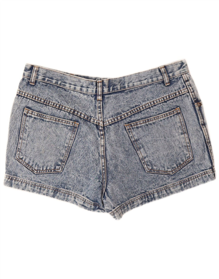 BERTO LUCCI Shorts vaqueros para mujer W34 Algodón azul grande