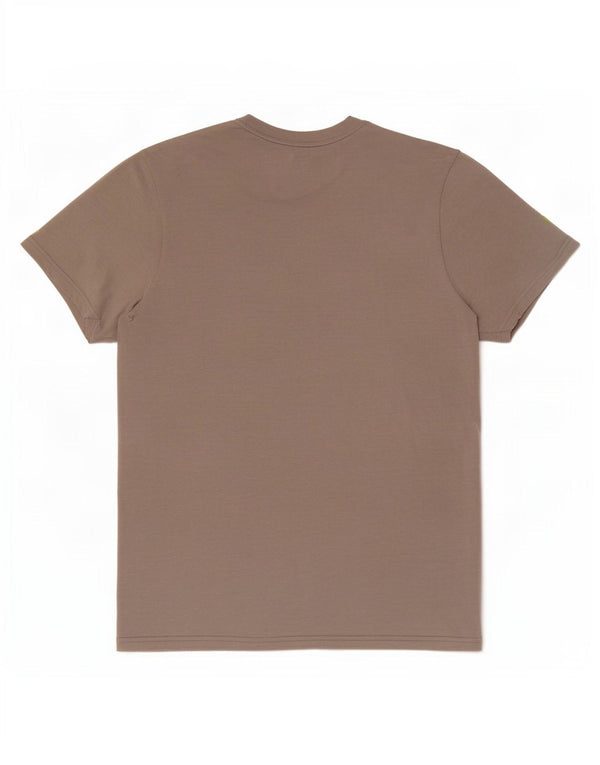 Adidas - Camiseta gráfica para hombre, talla grande, poliéster marrón