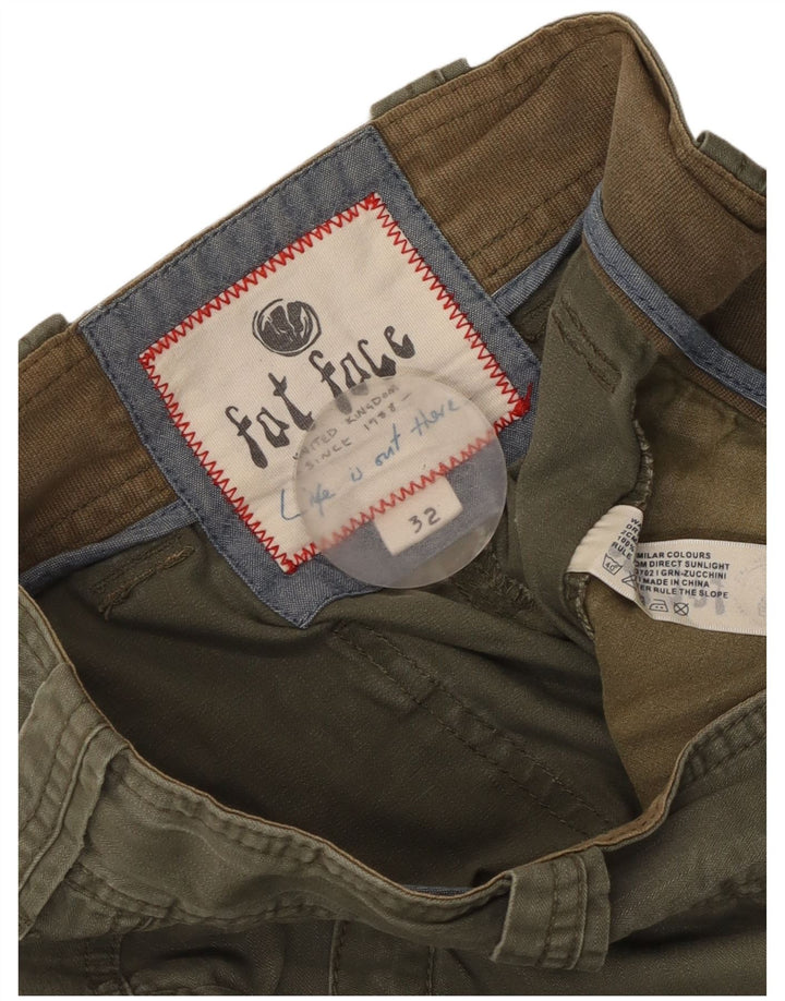 Bermudas tipo cargo para hombre Fat Face W32 Algodón caqui mediano