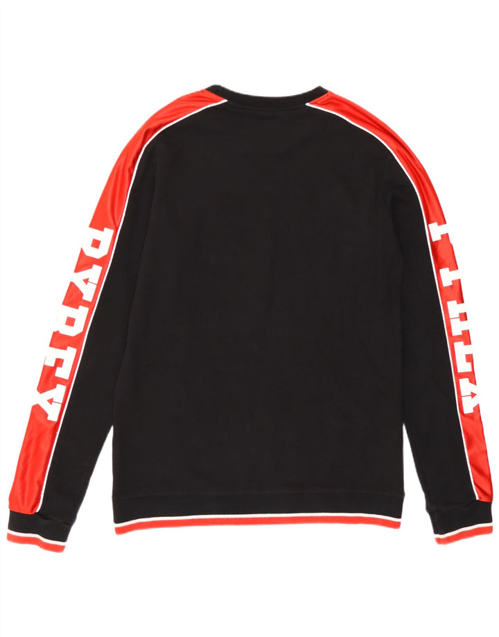 Pyrex Hombre Sudadera Gráfica Jumper Medium Negro Colorblock Algodón