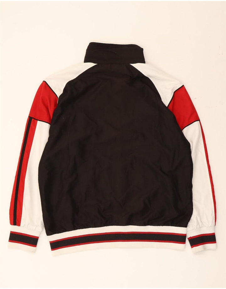 Umbro Hombre Chándal Top Chaqueta Mediana Negro Colorblock Poliéster