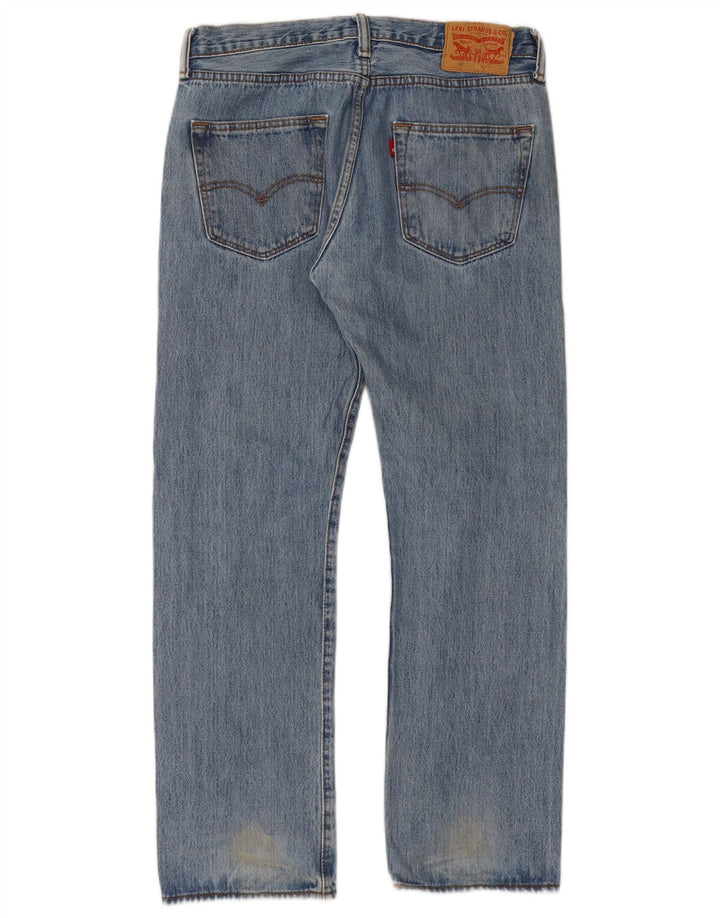 Levi's Hombre 501 Vaqueros Rectos W32 L30 Algodón Azul
